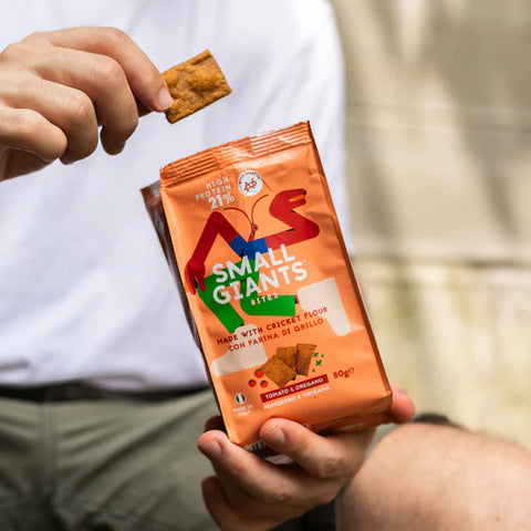 Small Giants Bites - Cracker con farina di grillo - 21% Proteine