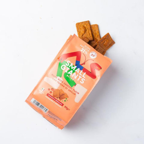 Small Giants Bites - Cracker con farina di grillo - 21% Proteine