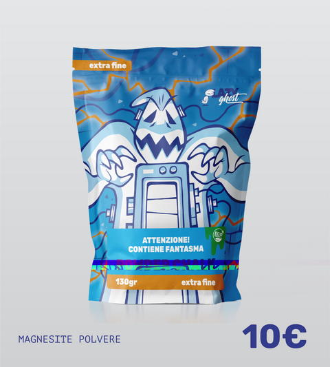 Magnesite extra-fine 130g per arrampicata e fitness — Lazyghost